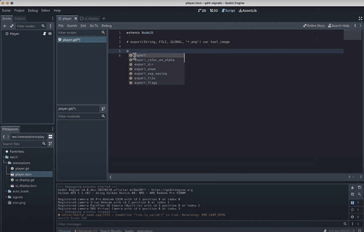 Godot 4: New features in GDScript 2.0